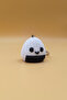 Knitted Patterned Onigiri Keychain (Plastic) - 2