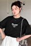 Thousand Masterpieces T-Shirt - Black Printed Oversize Crew Neck Short Sleeve Loose Fit - 3