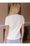 Easy Tiger T-Shirt - White Printed Oversize Crew Neck Short Sleeve Loose Fit - 5