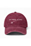 ''Per Aspera Ad Astra'' Embroidered Washable Cap / Embroidered Washed Cap from the Difficulties to the Stars