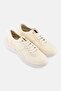 Women Fluctis Lace Up Sneakers, Cream - 4