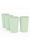 Earth Friendly Frosted Tumbler | Made with Rice Husk | Microwave Safe | 250 ml | Set of 4