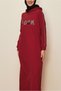 Hooded Printed Tracksuit Dress 43412 - 3
