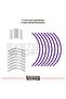 Rks Srk125R Sticker Set of 24 Stickers for Inner Wheel Lettering and Outer Stripe - 3