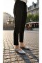 Buckle-Strapped Casual Women's Flat Shoes Gray - 3