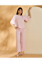 Women Pink Wide Leg Trousers - 5