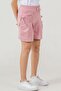 Life Is Good Printed Pockets Bowknot Girls' Shorts - 4