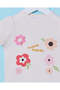 Infant Girls White Printed T-Shirt - 2