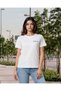 Women Ivory Printed T-Shirt