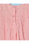 Infant Girls Pink Embossed Schiffly Blouse - 5