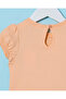 Infant Girls Peach Fruit Printed T-Shirt - 3