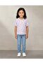 Girls Pink Printed Blouse - 3