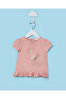 Infant Girls Pink Embroidered Top