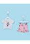 Infant Girls White And Pink Minnie Mouse Set (2 Piece)