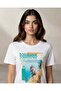 Women White Printed T-Shirt - 6