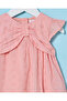 Infant Girls Pink Embossed Schiffly Blouse - 2
