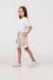 Ruffled Cherry Printed Girls' Shorts - 3