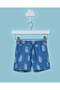 Infant Boys Blue Denim Printed Casual Set (2 Piece) - 4