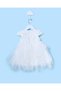 Infant Girls Ivory Tulle Dress - 2