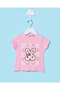 Infant Girls Pink Printed T-Shirt
