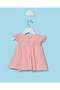 Infant Girls Pink Embossed Schiffly Blouse - 3