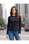 Women Black Basic Active Sweatshirt