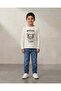 Boys Cream Mission To Mars Print T-Shirt - 5