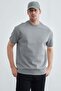 Crew Neck Embroidered Pique T-Shirt - 3