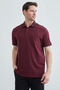 Buttoned Single Pocket Polo Collar T-Shirt - 2