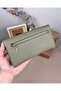 Genuine Leather Wallet with Phone Compartment and Zippered Card Holder 2134 - 6