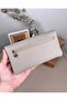 Genuine Leather Wallet with Phone Compartment and Zippered Card Holder 2134 - 7