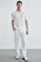 Elastic Waist Ribbed Cotton Trousers