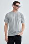 Crew Neck Knitwear T-Shirt - 4