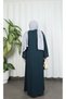 Plus Size Shoulder Stone Embellished Mother Dress Emerald Hnt1002 - 8