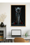 Vampire Cat One Piece Wooden Framed Painting - 3