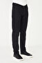 Black Straight Cut Modern Casual Jean Trousers - 3