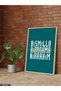 Bismillahirrahmanirrahim One Piece Wooden Framed Painting