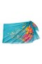Women's Turquoise Silky Textured Imported Chiffon Pareo Hzl26-Lc000 - 3