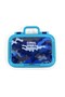 Kids Navy Cobalt Blue Camouflage Patterned Stainless Steel Lunch Box 39196 - 5