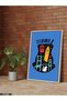 Istanbul Typography Single Piece Wooden Framed Painting