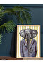 Suitable for Suits Elephant One Piece Wooden Framed Painting - 2