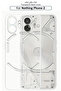 غطاء حماية خلفي شفاف من السيليكون لهاتف Nothing Phone 2