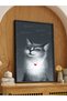 Cute Cat One Piece Black Wooden Framed Painting - 4