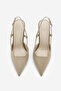 Women's Stiletto Pointed Toe Thin Heel Classic Heeled Shoes Reney Beige Suede - 5