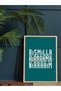 Bismillahirrahmanirrahim One Piece Wooden Framed Painting - 2