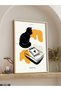 Cat and Book Poster One Piece Wooden Framed Painting - 4