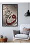 Hat Art One Piece Black Wooden Framed Painting - 3