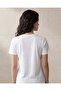 Women White Printed T-Shirt - 4