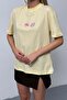 Women's Sea Shell Printed 100% Cotton T-Shirt Yellow - 26Y 26512 - 2