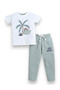 Infant Boys’ 2-Piece Set – Tropical Crocodile T-Shirt & “Hero Jungle” Joggers - 2